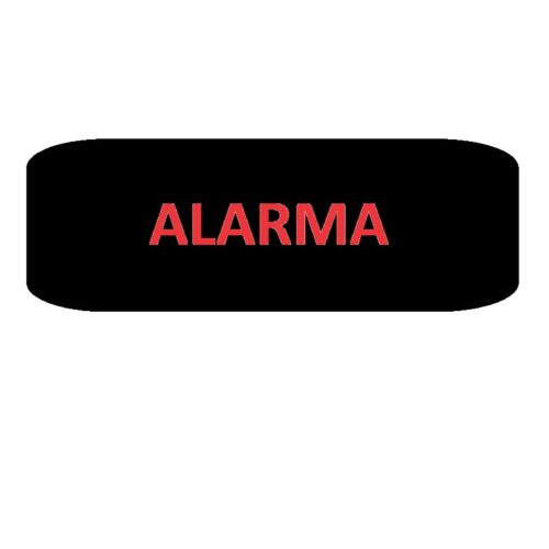 Etiqueta "ALARMA"