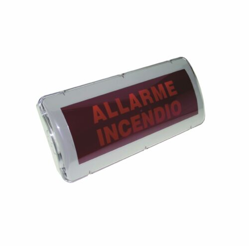 Rótulo indicador luminoso con zumbado