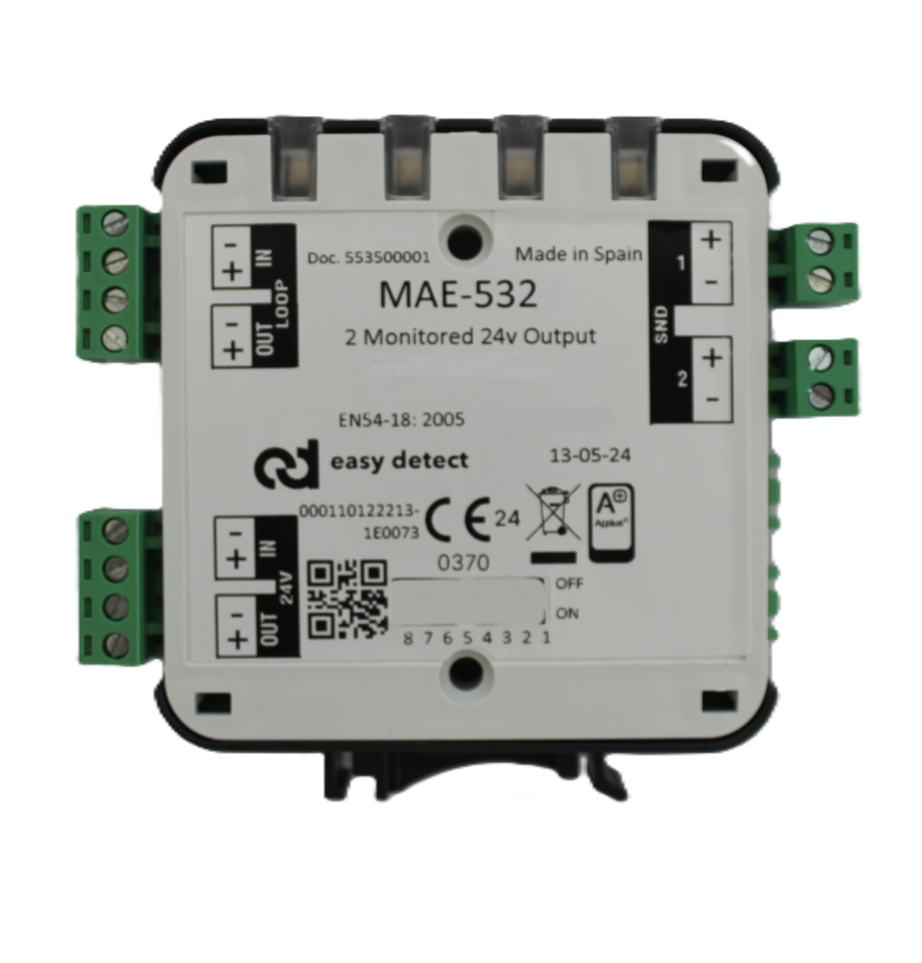 Módulo analógico de control de 2 salidas 24V