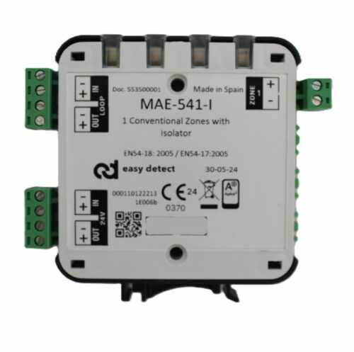 Módulo monitor analógico con aislador de 1 zona