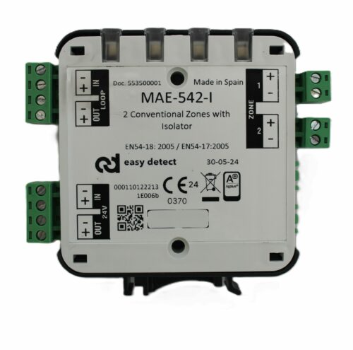 Módulo monitor analógico con aislador de 2 zonas