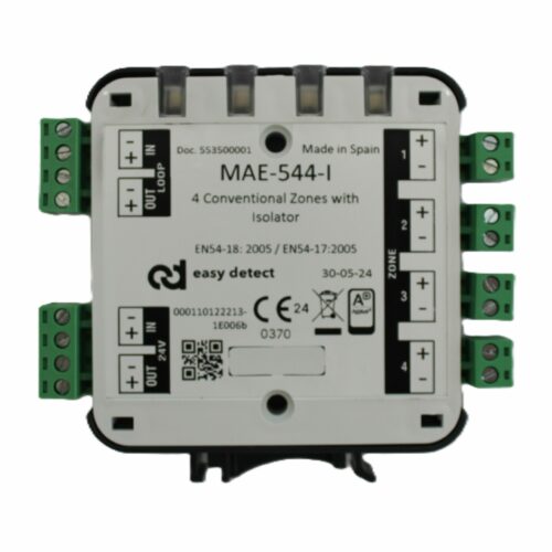 Módulo monitor analógico con aislador de 4 zonas