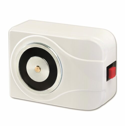 Retenedor electromagnético de color blanco 50Kg