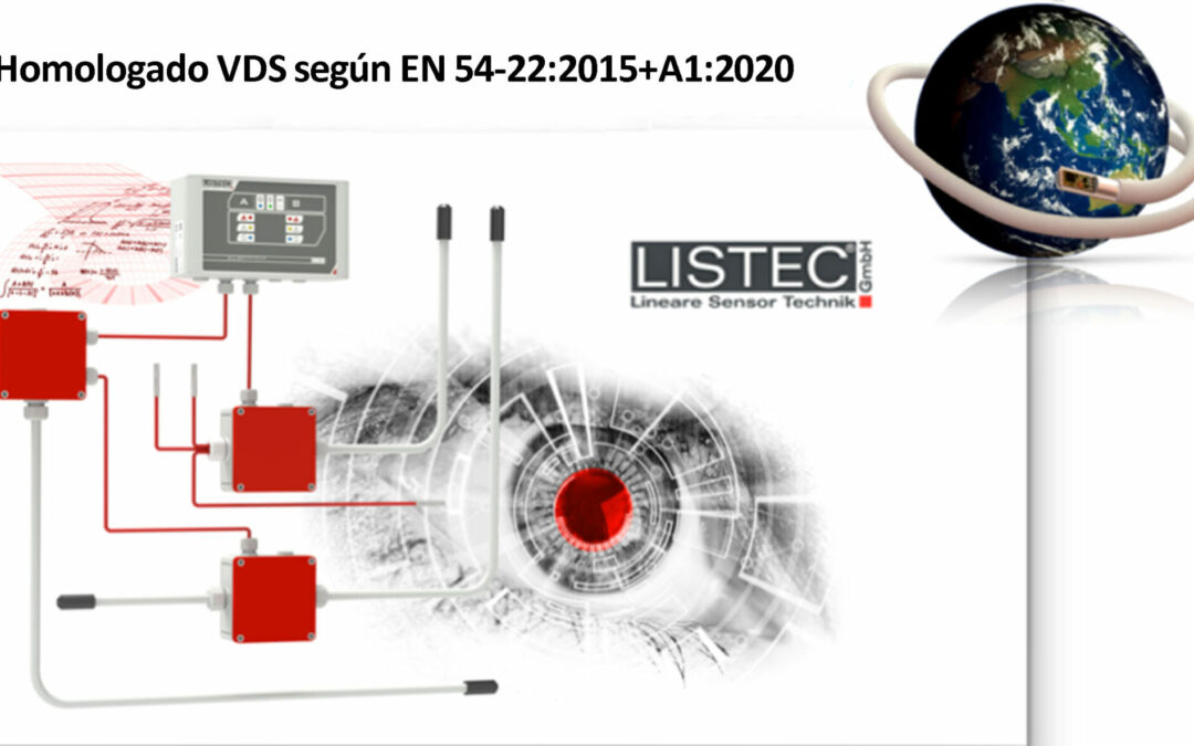 Sistema lineal de Temperatura: VdS EN 54-22:2015 + A1:2020