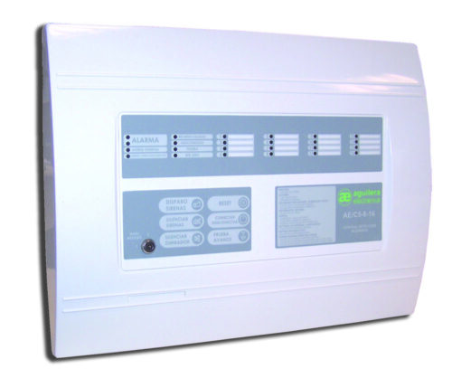 Central 8 a 16 zonas en caja modular