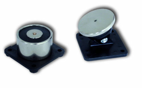 Retenedor 50 kg para suelo con brazo extensible 30-33 cm. Con selector