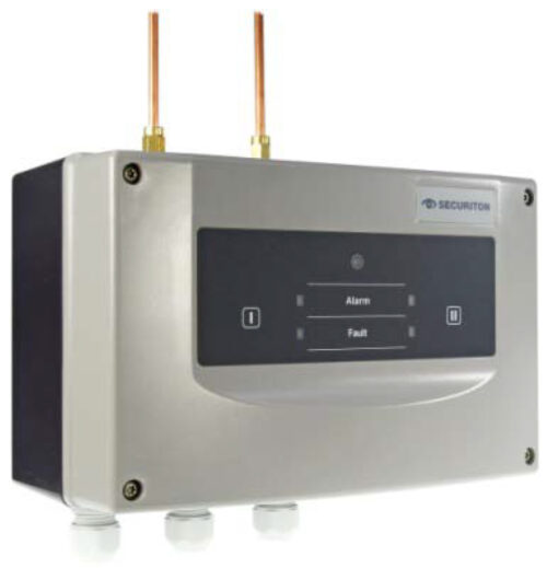 Ud. de control para detector lineal de temperatura 2 tubos sensores