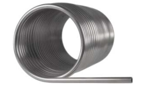 Tubo espiral de acero