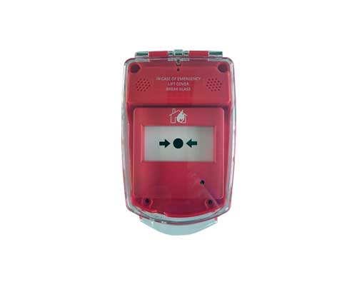 Protector de pulsador para exteriores